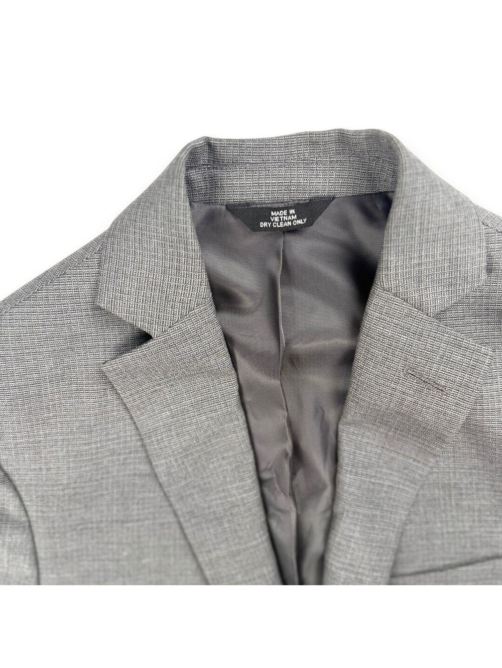 🎙️ Blazer Mens Gray Slim Fit Suit Jacket Sport Coat Business J.M. Haggar - Picture 9 of 11